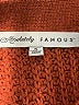 Absolutely Famous 100% Acrylic Brown Burgundy Pullover Sweater Size S - photo 7