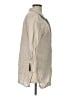 Chico's 100% Linen Tan 3/4 Sleeve Button-Down Shirt Size L - photo 4