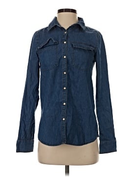 Girl Krazy Long Sleeve Button-Down Shirt (view 1)