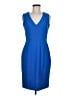 Vince Camuto 100% Polyester Blue Cocktail Dress Size 6 - photo 1