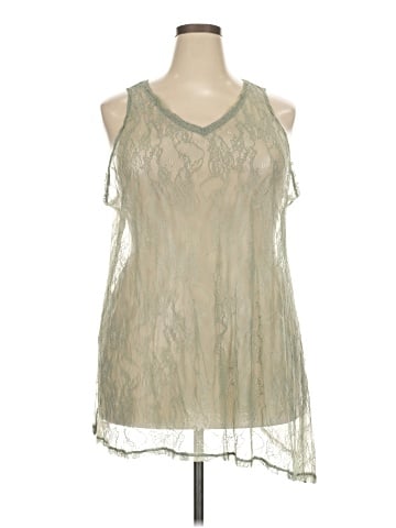 LOGO by Lori Goldstein Sleeveless Blouse (view 1)