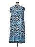 Apt. 9 Paisley Blue Casual Dress Size XL - photo 2