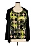 Perseption Black 3/4 Sleeve Blouse Size 3X - photo 1