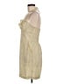 BCBGeneration 100% Polyester Tweed Gold Cocktail Dress Size 6 - photo 5