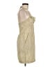 BCBGeneration 100% Polyester Tweed Gold Cocktail Dress Size 6 - photo 4