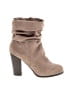 Just Fab Tan Ankle Boots Size 8 - photo 1