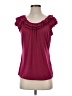 East5th Burgundy Short Sleeve Top Size S - photo 1