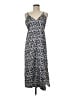 Something Navy Animal Print Silver Casual Dress Size M (estimated) - photo 1