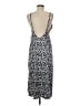 Something Navy Animal Print Silver Casual Dress Size M (estimated) - photo 2
