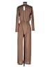 Three Bird Nest Solid Brown Jumpsuit Size S - photo 2