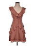 Express 100% Polyester Brown Cocktail Dress Size 2 - photo 1