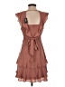 Express 100% Polyester Brown Cocktail Dress Size 2 - photo 2