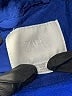 Zara 100% Polyester Solid Blue Windbreaker Size 2 - photo 3