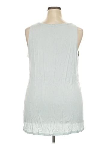 LOGO by Lori Goldstein Sleeveless T-Shirt (view 2)
