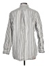 Lands' End 100% Cotton Stripes Gray Long Sleeve Button-Down Shirt Size L - photo 2