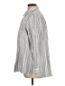 Lands' End 100% Cotton Stripes Gray Long Sleeve Button-Down Shirt Size L - photo 5