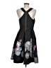 Ted Baker London 100% Polyester Floral Black Cocktail Dress Size 8 (3) - photo 2