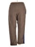 Adidas 100% Polyester Color Block Brown Track Pants Size 2X - photo 1