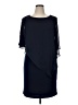 SLNY Solid Blue Cocktail Dress Size 14 - photo 1