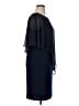 SLNY Solid Blue Cocktail Dress Size 14 - photo 4