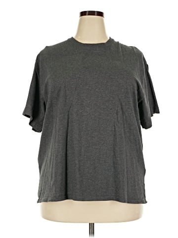 Madewell Heathered Cotton Relaxed Oversized Tee (view 1)