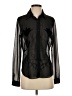 BCBG 100% Polyester Black Long Sleeve Blouse Size S - photo 1