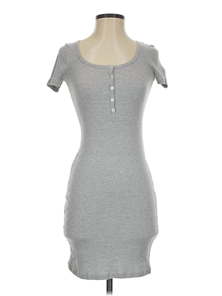 Pre-owned American Apparel Casual Dress In Gray