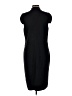 Escada Solid Black Casual Dress Size EU 42 / US 12 - photo 2