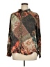 Johnny Was Paisley Brown Long Sleeve Blouse Size XL - photo 1