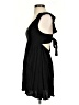 Volcom 100% Viscose Solid Black Casual Dress Size XS - photo 5