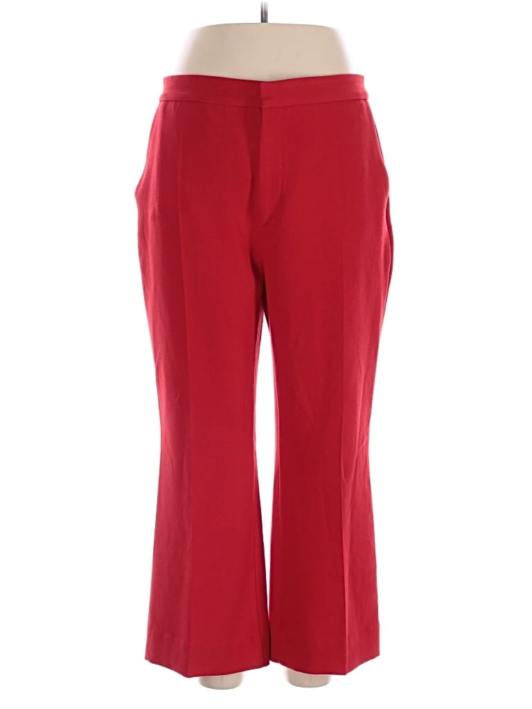 Pre-owned Zara Dress Pants In Red