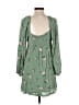 BP. 100% Polyester Floral Green Casual Dress Size S - photo 2