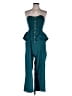 Urban Outfitters Solid Teal Brown Jumpsuit Size S - photo 1