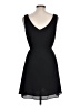 Blush 100% Polyester Solid Black Casual Dress Size L - photo 2