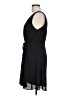 Blush 100% Polyester Solid Black Casual Dress Size L - photo 5