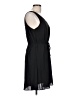 Blush 100% Polyester Solid Black Casual Dress Size L - photo 4