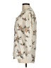 Jon & Anna 100% Polyester Floral Ivory 3/4 Sleeve Blouse Size M - photo 5