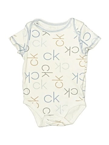 Calvin Klein Short Sleeve Onesie (view 1)