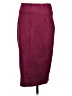 Aryeh Solid Burgundy Formal Skirt Size S - photo 2