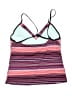 Nike Stripes Purple Swimsuit Top Size 10 - photo 2