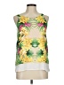 XOXO 100% Polyester Yellow Sleeveless Blouse Size M - photo 1