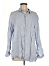 J.Jill 100% Linen Blue Long Sleeve Button-Down Shirt Size M (tall) - photo 1