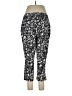Weekends by Chico's Print Black Active Pants Size L - photo 2