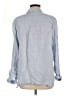 J.Jill 100% Linen Blue Long Sleeve Button-Down Shirt Size M (tall) - photo 2