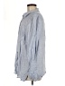 J.Jill 100% Linen Blue Long Sleeve Button-Down Shirt Size M (tall) - photo 5