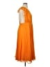 ASOS 100% Polyester Orange Cocktail Dress Size 14 - photo 4