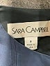 Sara Campbell 100% Polyester Solid Blue Cocktail Dress Size 8 - photo 7