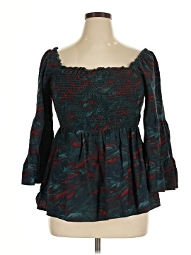Terra & Sky 3/4 Sleeve Blouse