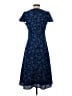 BCBG Paris Paisley Blue Casual Dress Size XS - photo 2