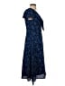 BCBG Paris Paisley Blue Casual Dress Size XS - photo 4